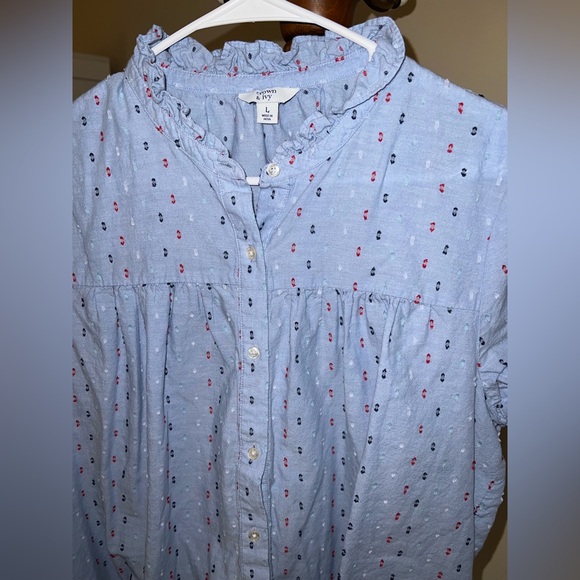 Red/White/Blue Button-Up - Picture 2 of 7